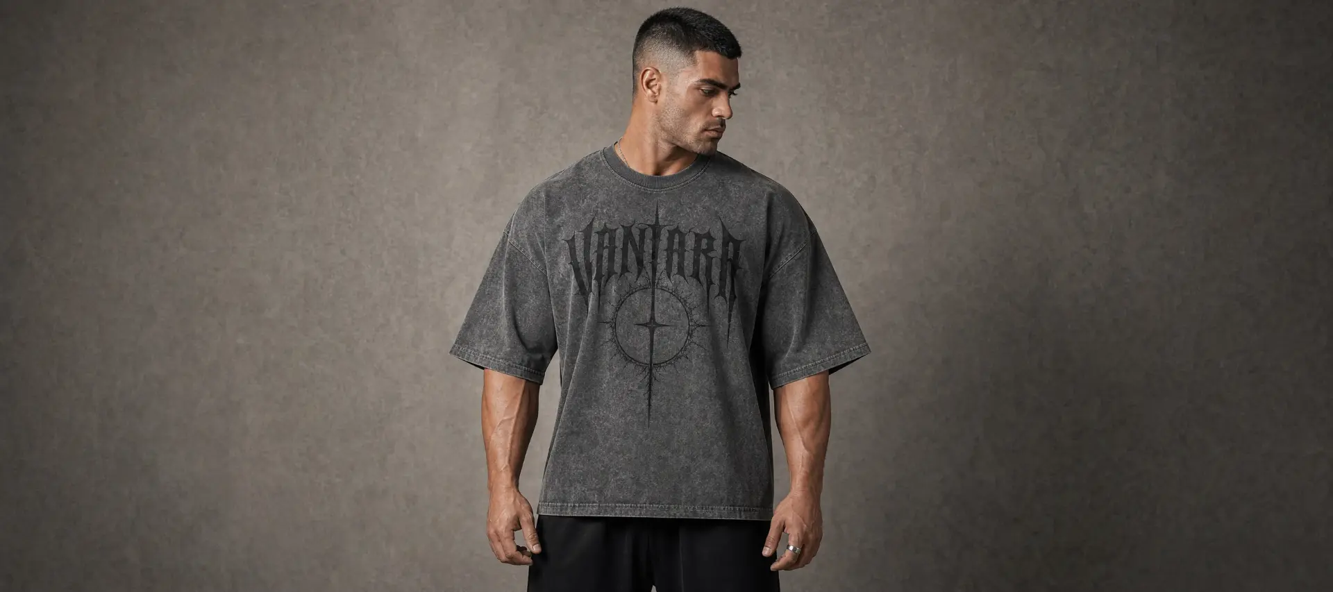 Ruin Script worn by Diego — front view